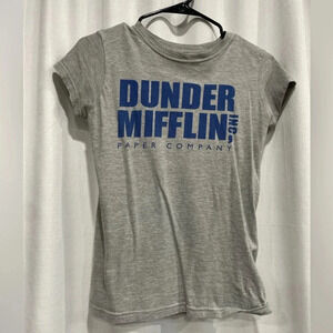 Dundler MifflinThe Office Women’s T-Shirt Grey “The Office” Size XS